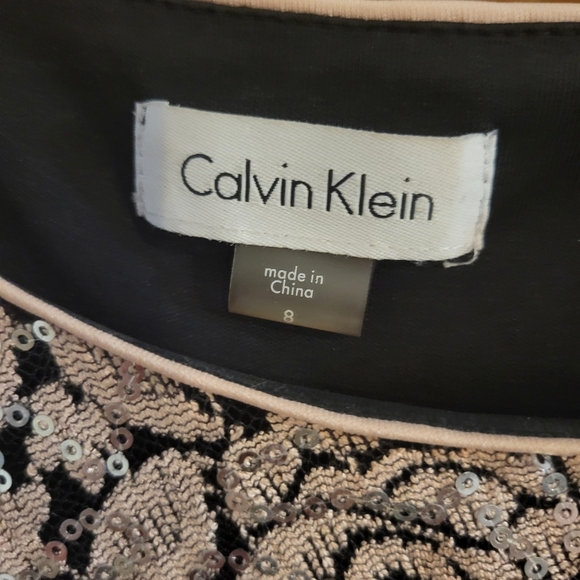 Calvin Klein shimmer dress size adult 8 only worn once - Picture 3 of 3